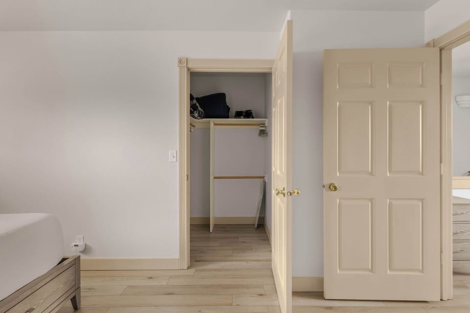 Unpack and settle right in! Enjoy massive walk-in closets with plenty of hanging space and storage for longer stays.