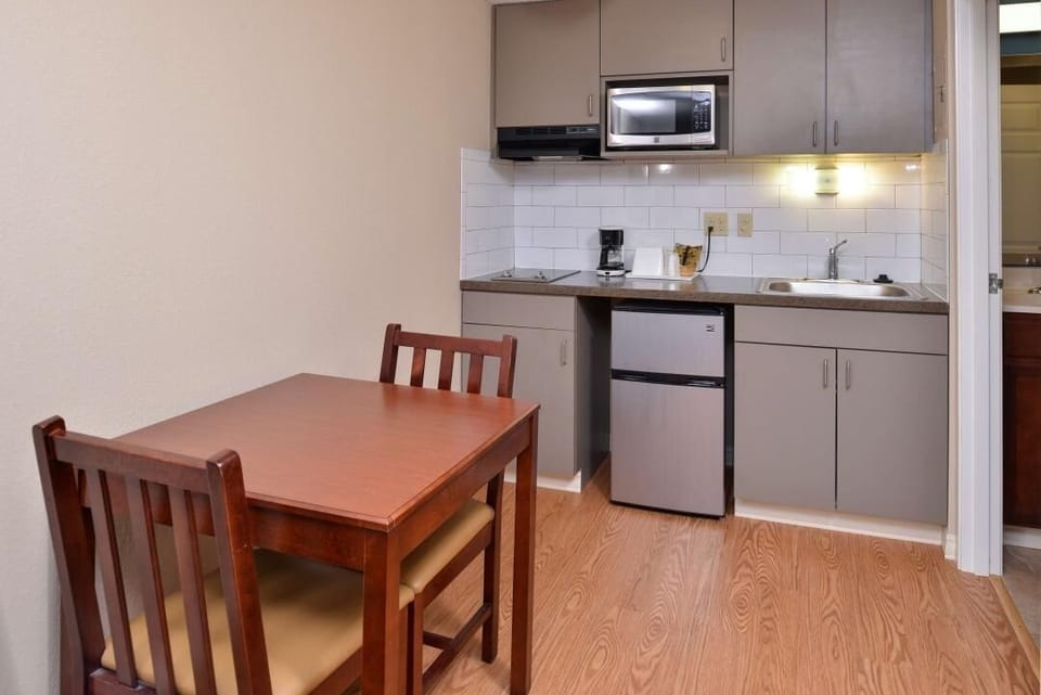 Kitchenette. Interior and views may vary based on location and availability