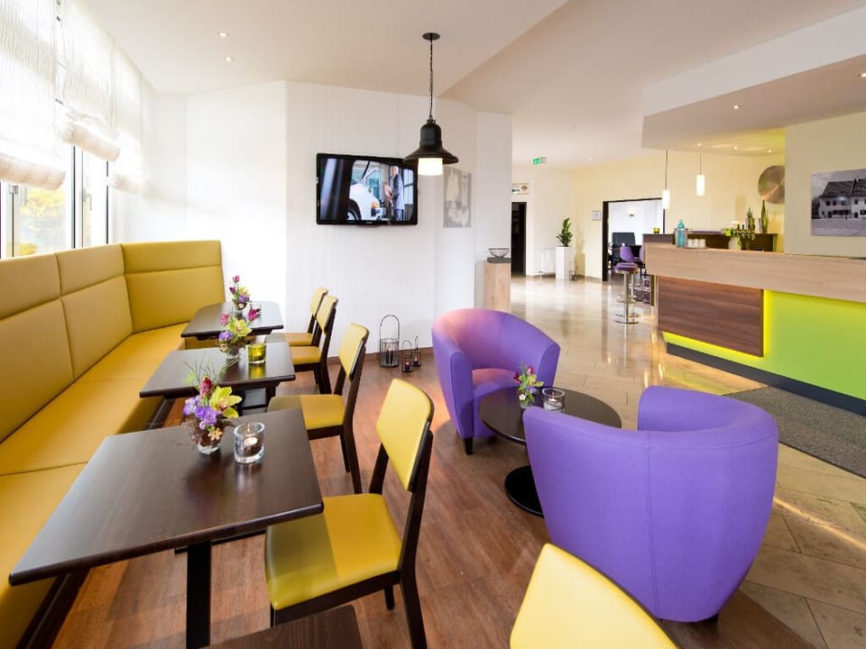 Relax in plush seating with space to chat and plan.