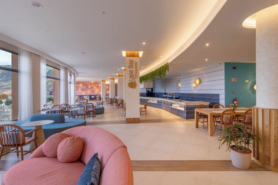 Arrive and relax in a spacious lobby designed for comfort.
