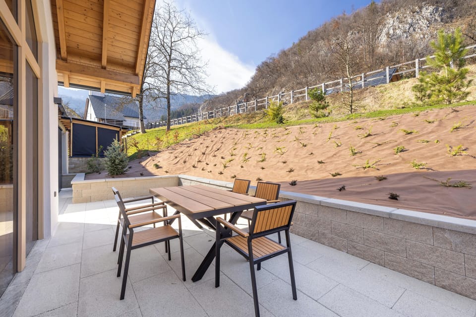 This is the terrace that belong to Chalet Bela 2/2!