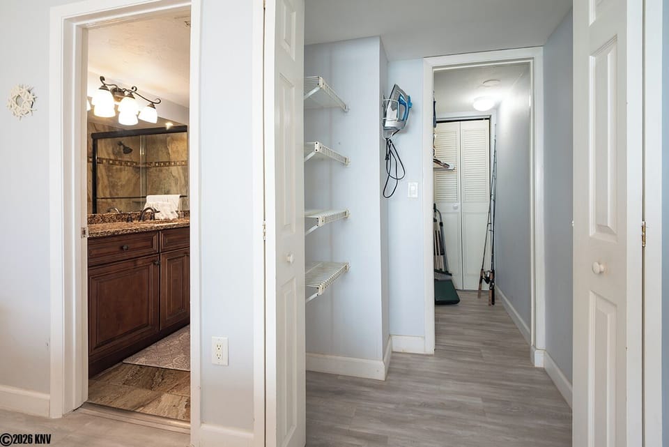 Master Bedroom Closet and Master Bath