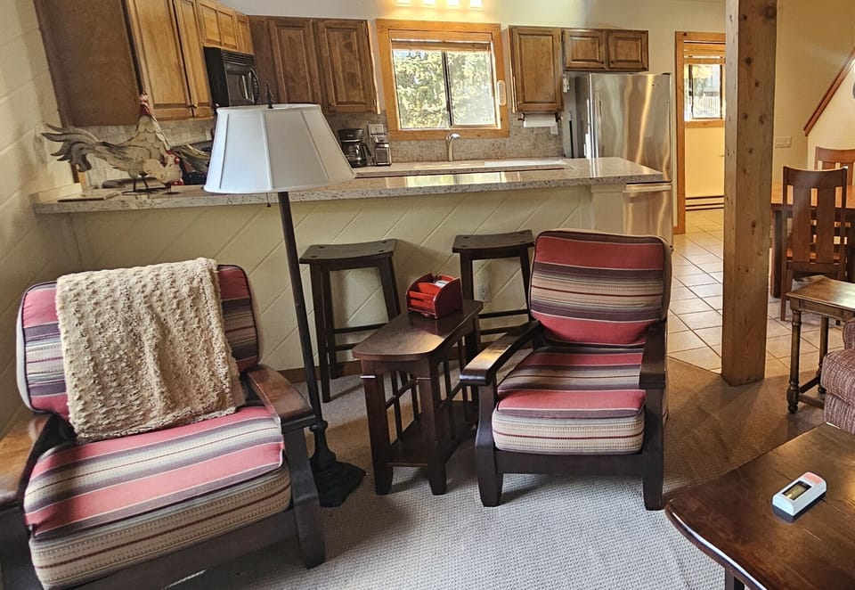 Light and comfortable living area.