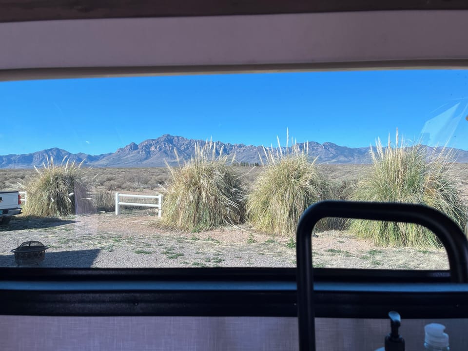 View from kitchen