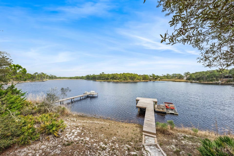 Grab a pedal and explore the coastal dune lake right from your own private backyard