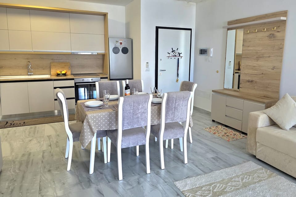 Kitchen and dining area