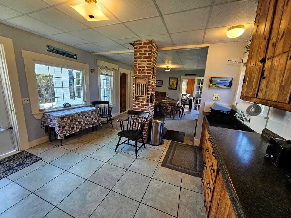 Kitchen looking towards dining room