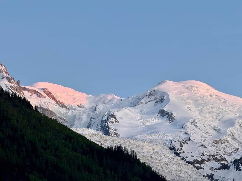 Mont Blanc View from the Balcony