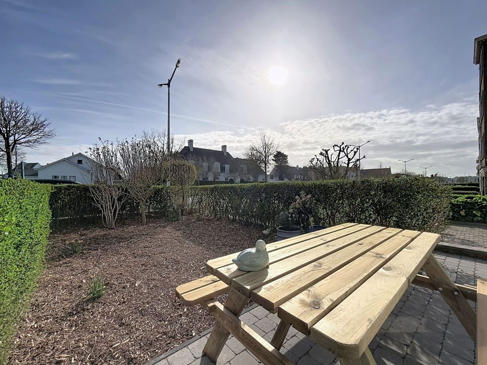 Shrub, Land Lot, Garden, Landscaping, Outdoor Furniture, Lawn, Yard, Backyard, Walkway, Fence