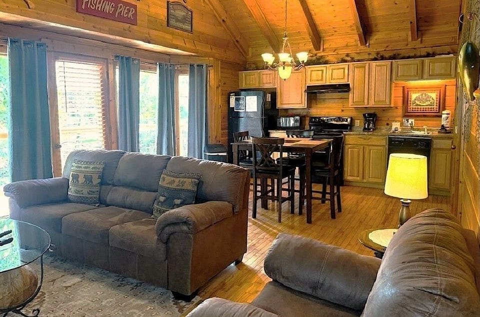 Indoors, Home Decor, Hardwood, Stained Wood, Couch