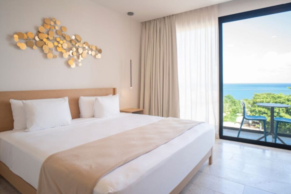 Wake up to ocean breezes from your private balcony.