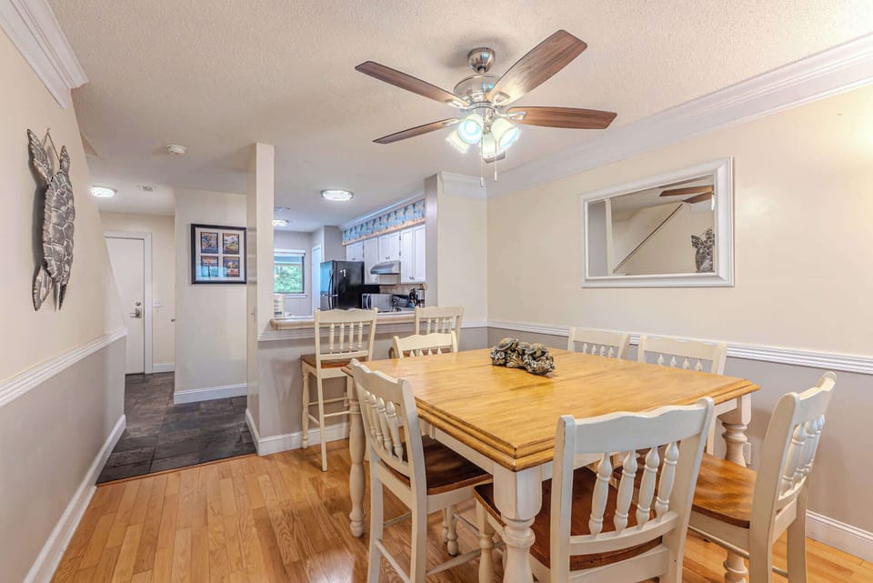 Inviting dining space for shared meals.