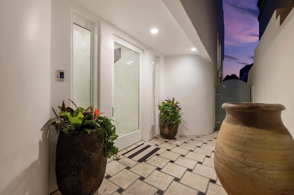 Front door to the home.