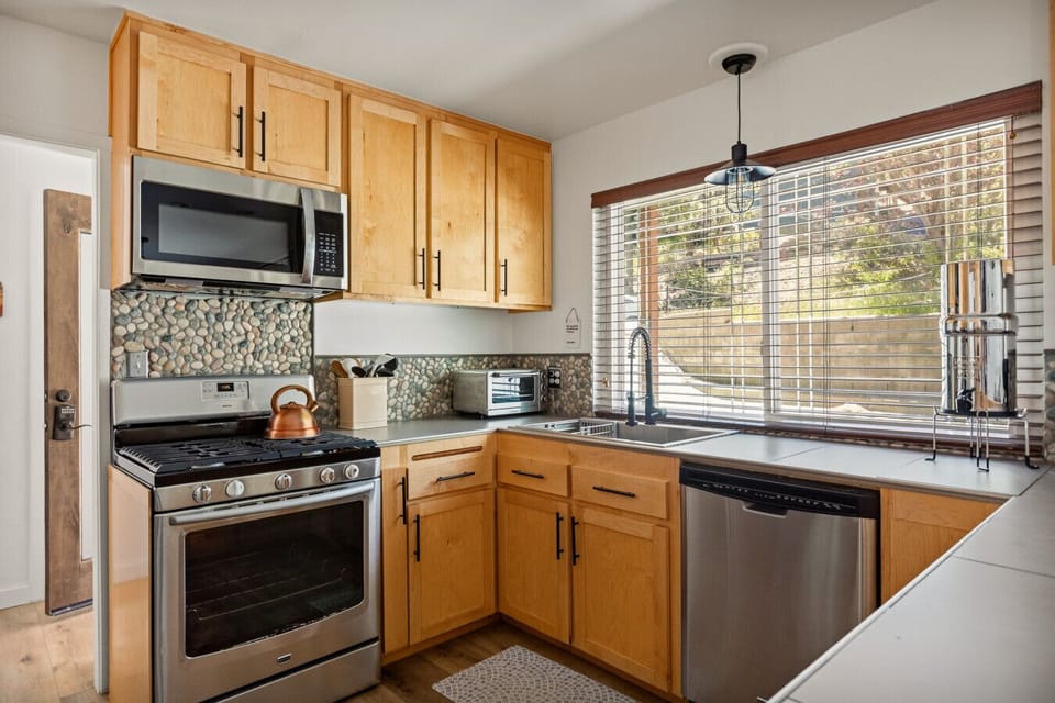Large kitchen for home cooked meals