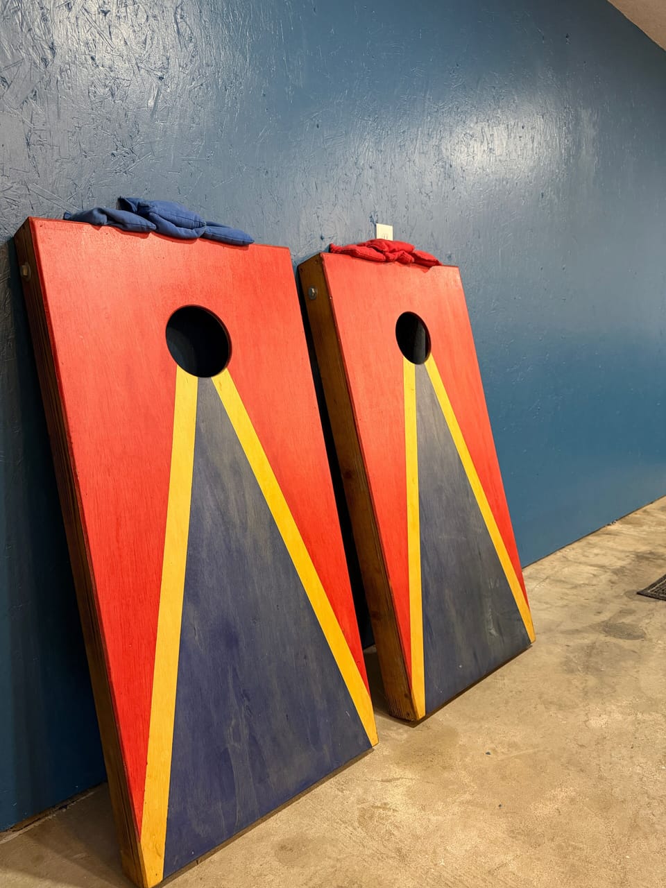 Rain or shine, this dedicated game room keeps the fun going all day and night. 🌦️🎱