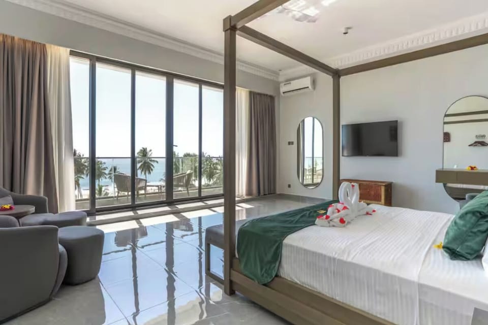 Bedroom. Interior and views may vary based on location and availability