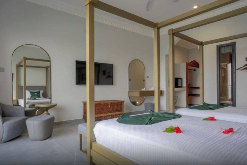 Bedroom. Interior and views may vary based on location and availability