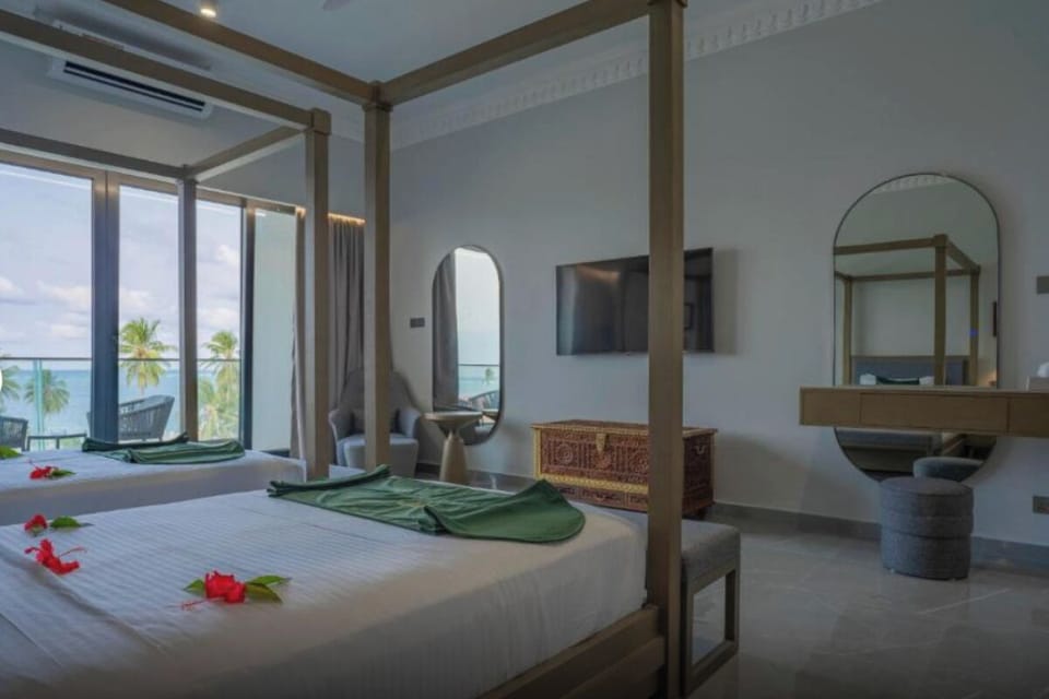 Bedroom. Interior and views may vary based on location and availability