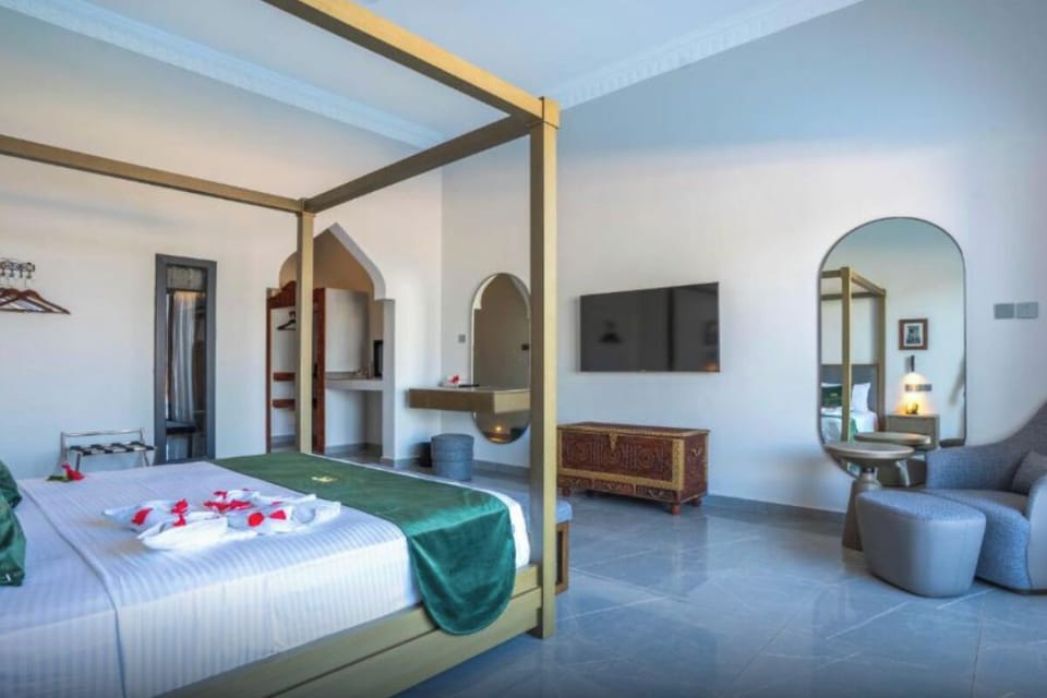 Bedroom. Interior and views may vary based on location and availability