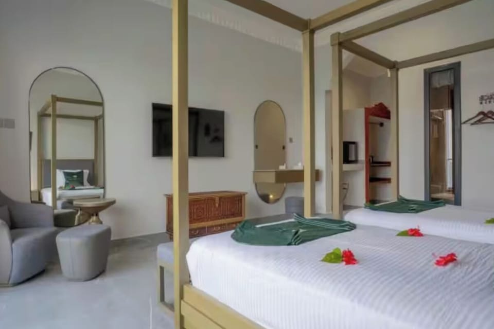 Bedroom. Interior and views may vary based on location and availability