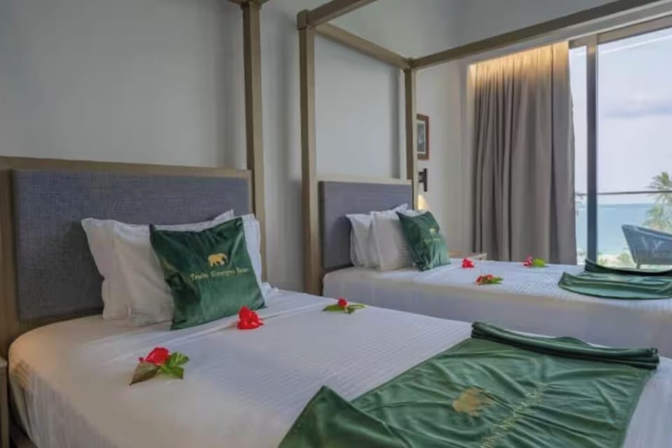 Bedroom. Interior and views may vary based on location and availability