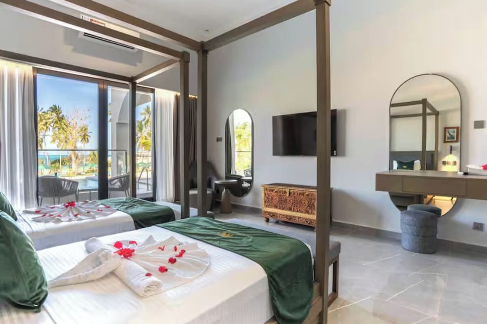 Bedroom. Interior and views may vary based on location and availability