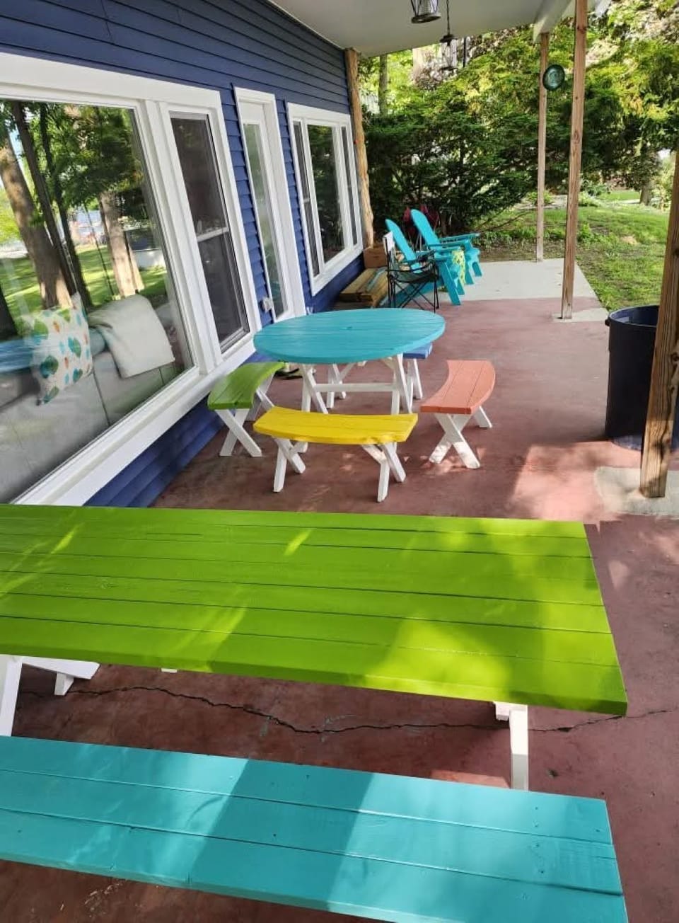 Outdoor dining.