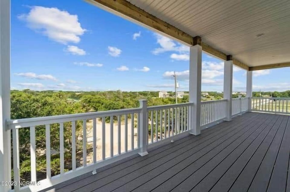 View from the back deck facing east