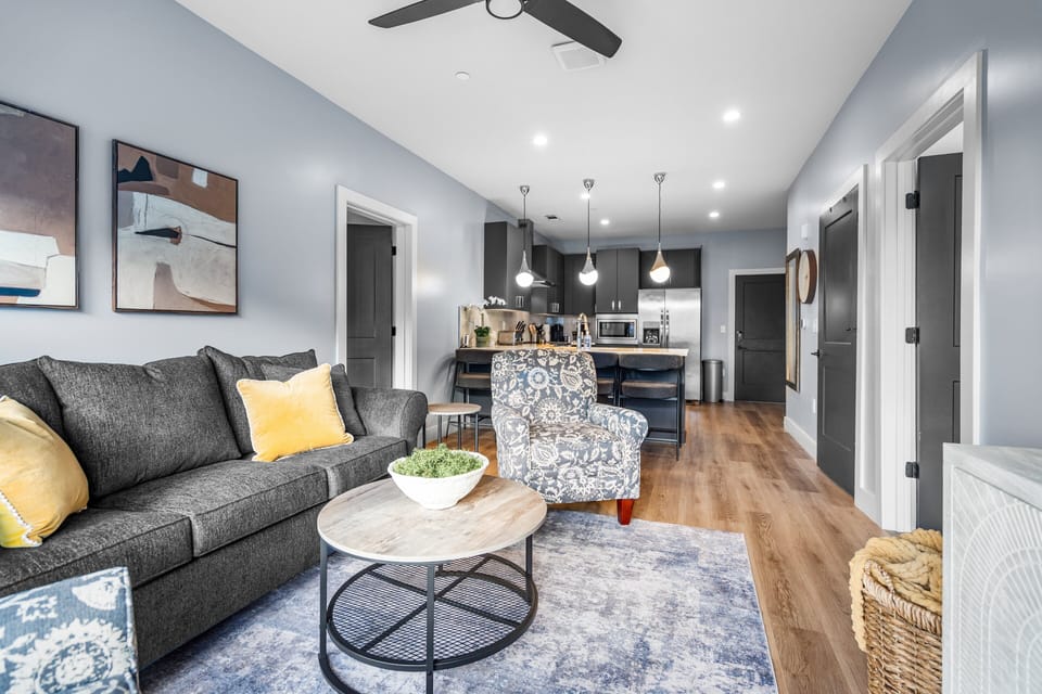 Stylish decor throughout living space in addition to comfy furnishings