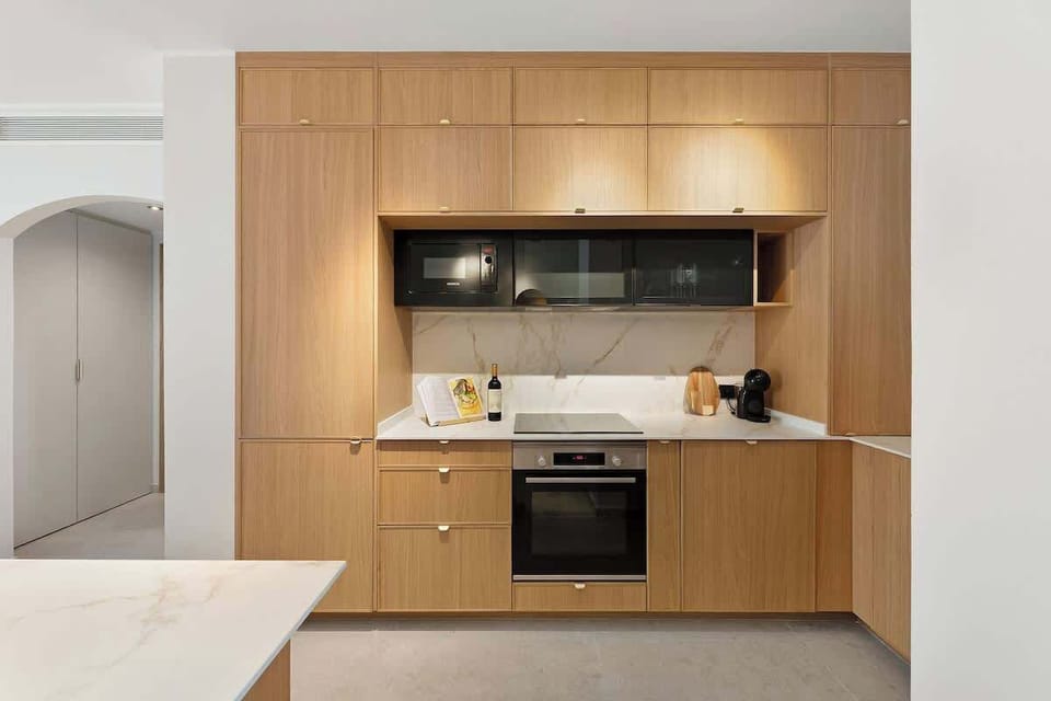 This kitchen is brand new and amazing for cooking your favorite meals. 