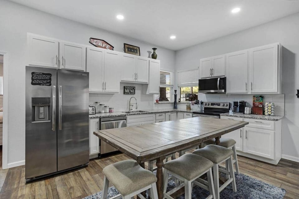 Main fully stocked kitchen – included with all bookings