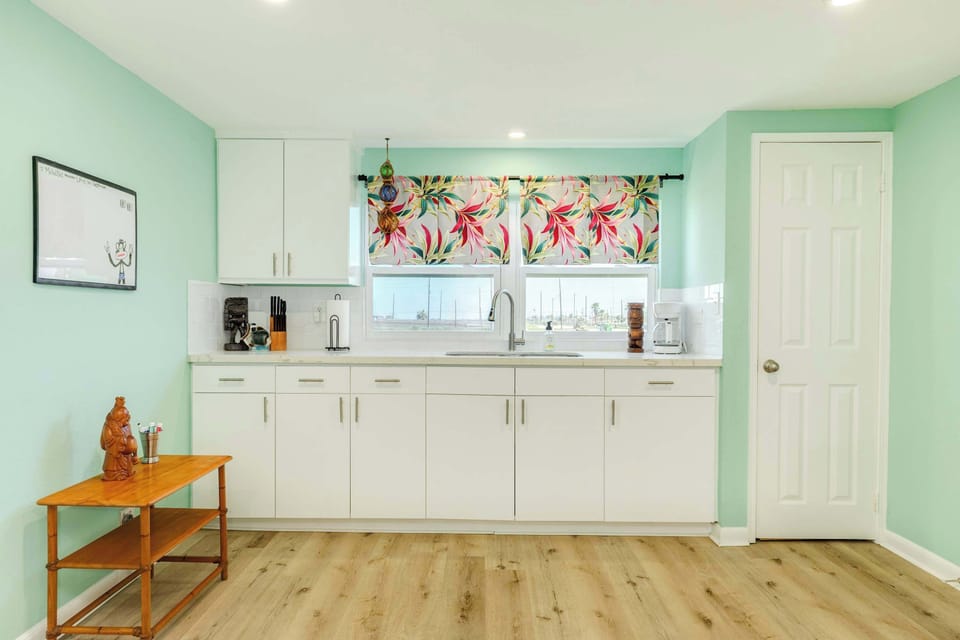 Kitchen supplied with basic needs