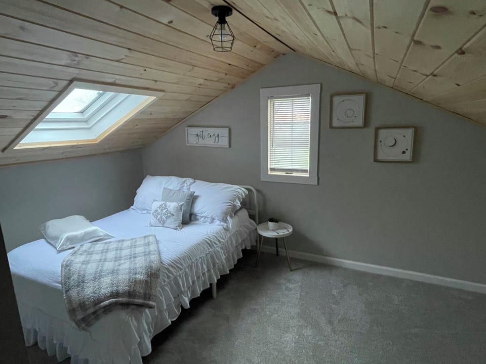 Smallest of 4 bedrooms - this room is off of another room- quiet and cozy