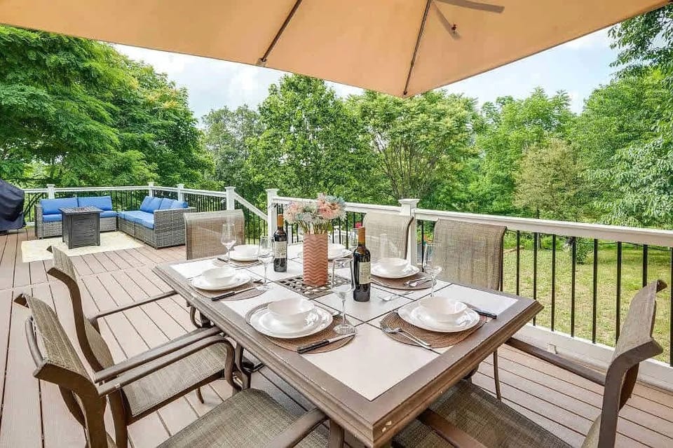 Brunch on the deck