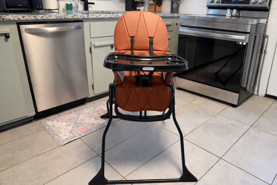 Foldable highchair available for use