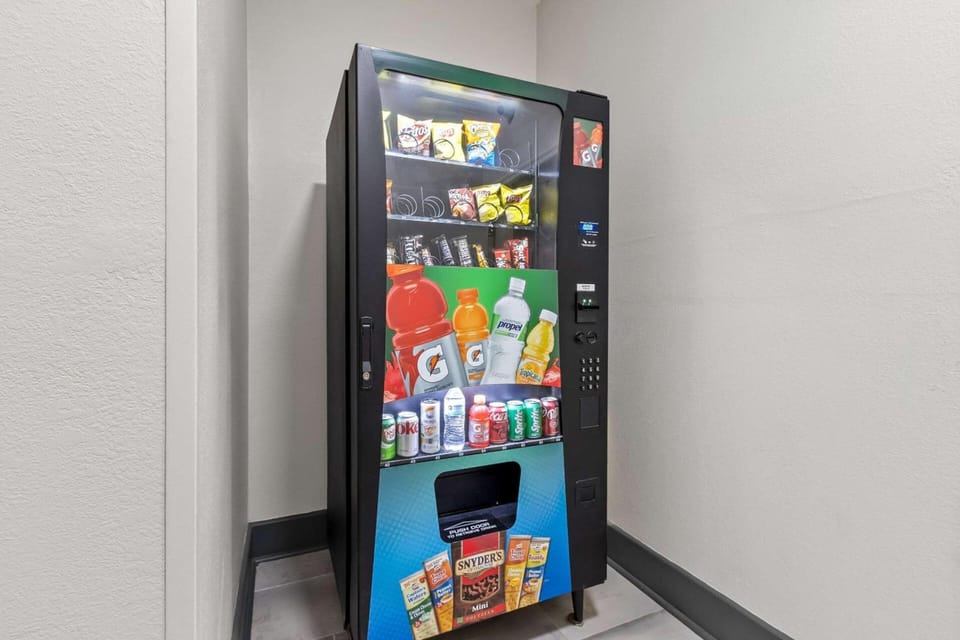 Satisfy cravings fast with convenient vending just steps away.