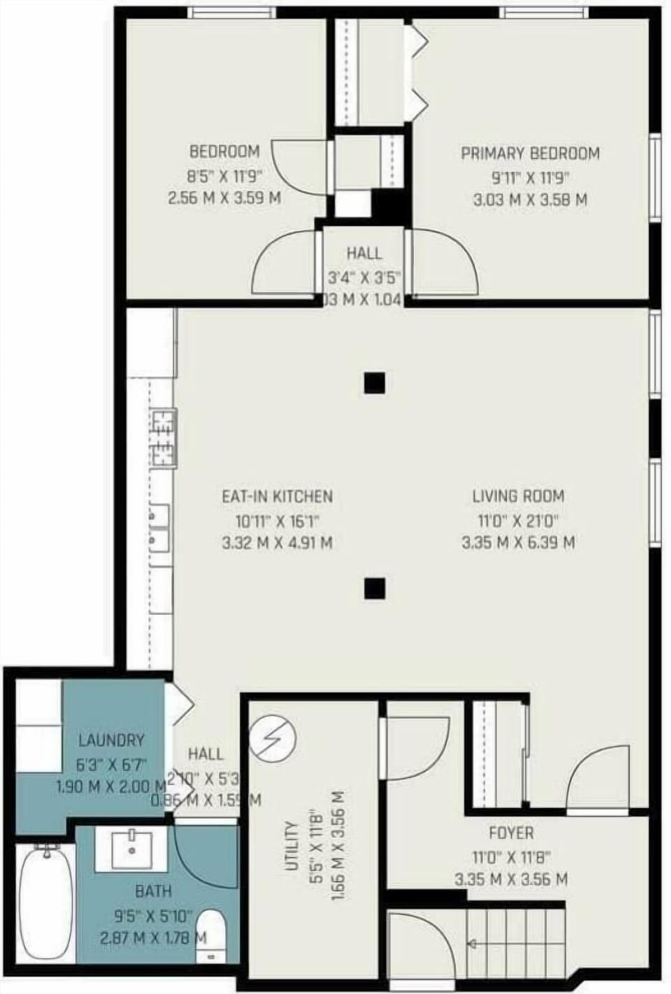 View the full layout of the home to see the generous room sizes and intuitive flow. We provide this floor plan so you can book with confidence.