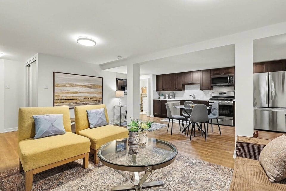 Experience the spacious feel of our open-concept floor plan, seamlessly connecting the living and dining areas for easy entertaining in Ottawa.