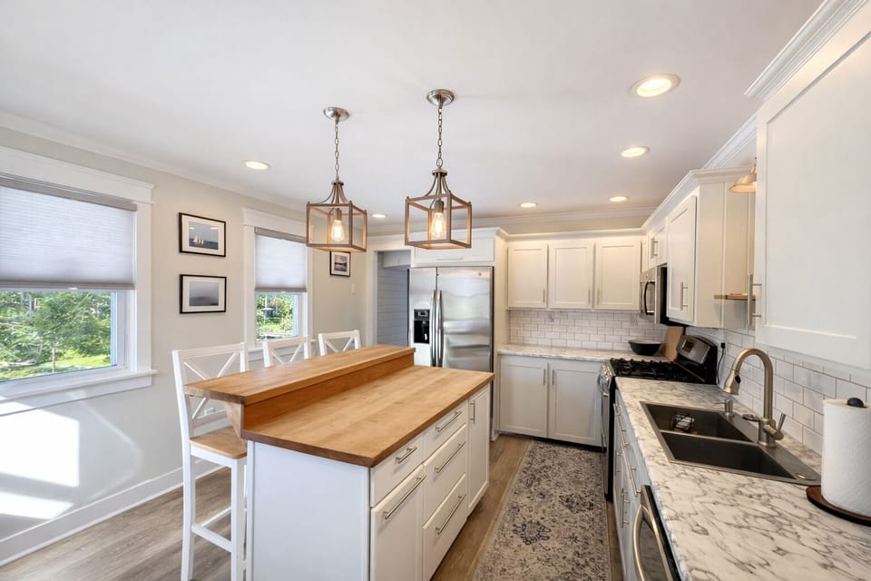 Kitchen area.