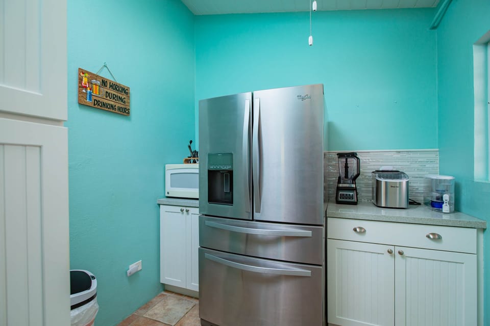 Commercial grade blender and a bullet ice maker