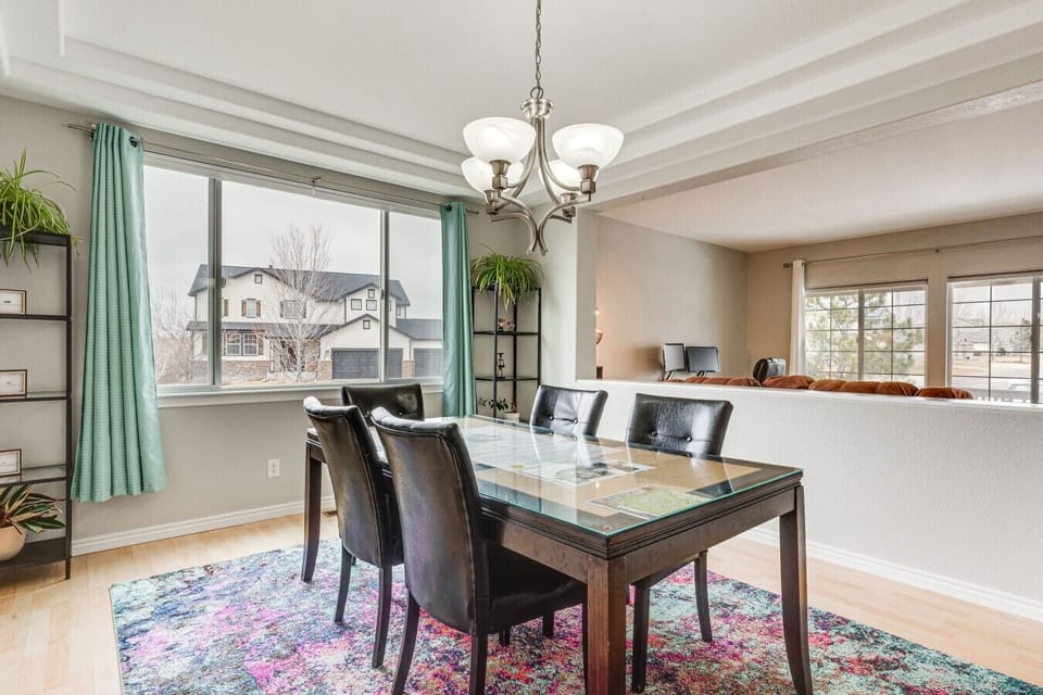 Dining Area | Window Seating | Natural Light & Connected Office Area