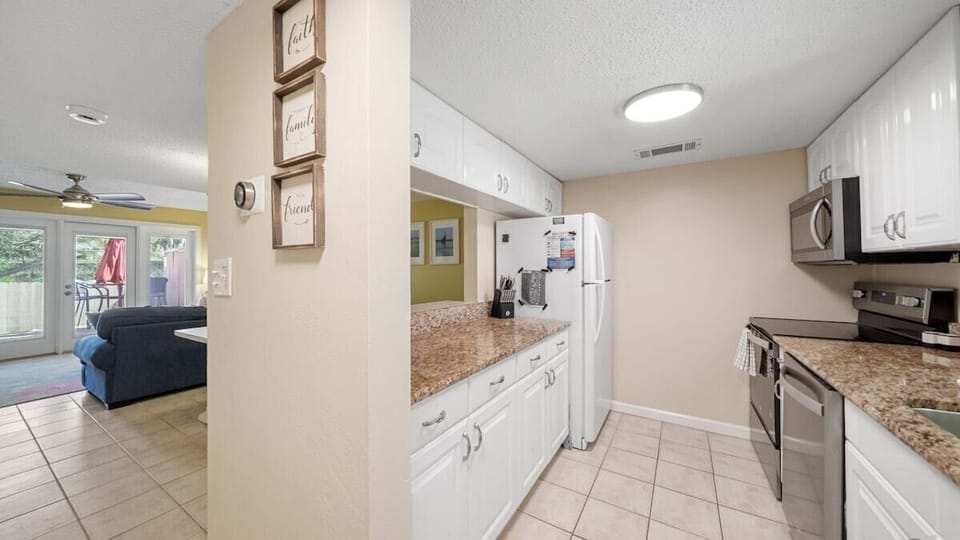 Fully stocked kitchen