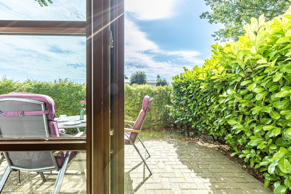 Terrace with chairs and table