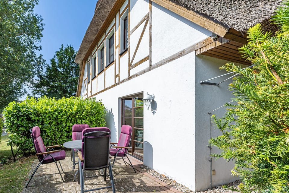 Terrace with Table and Chairs