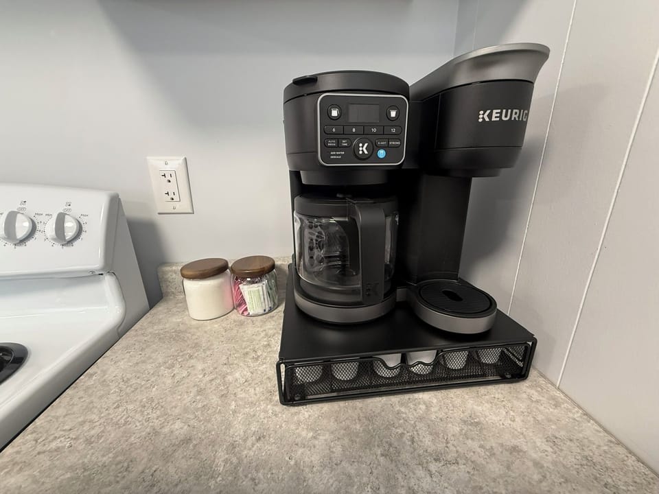 Dedicated coffee bar so your mornings start slow and effortless.