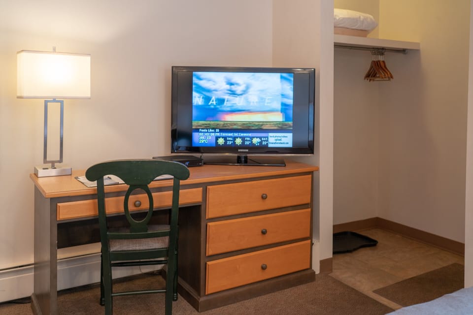 Enjoy the warm and cozy decor.