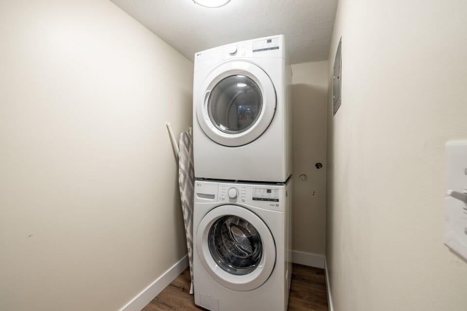 Washer and dryer available for guest use
