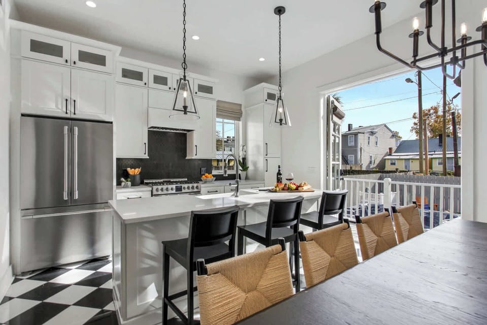 Kitchen | Fully Equipped Kitchen with Dining Area | First Floor