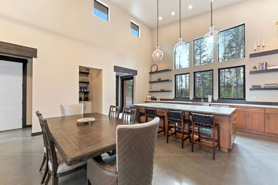 Bar and dining seating for 10. | Main Level