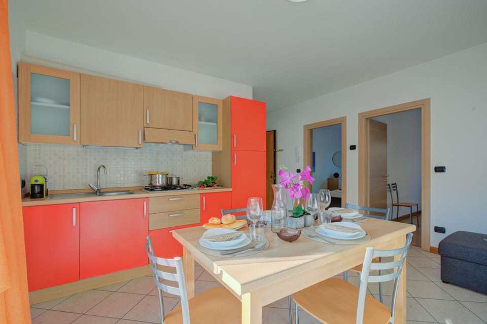 Kitchen and dining area